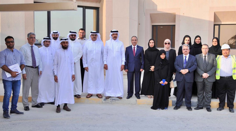 The Minister of Works and Housing Inspects Refurbishment at Derasat