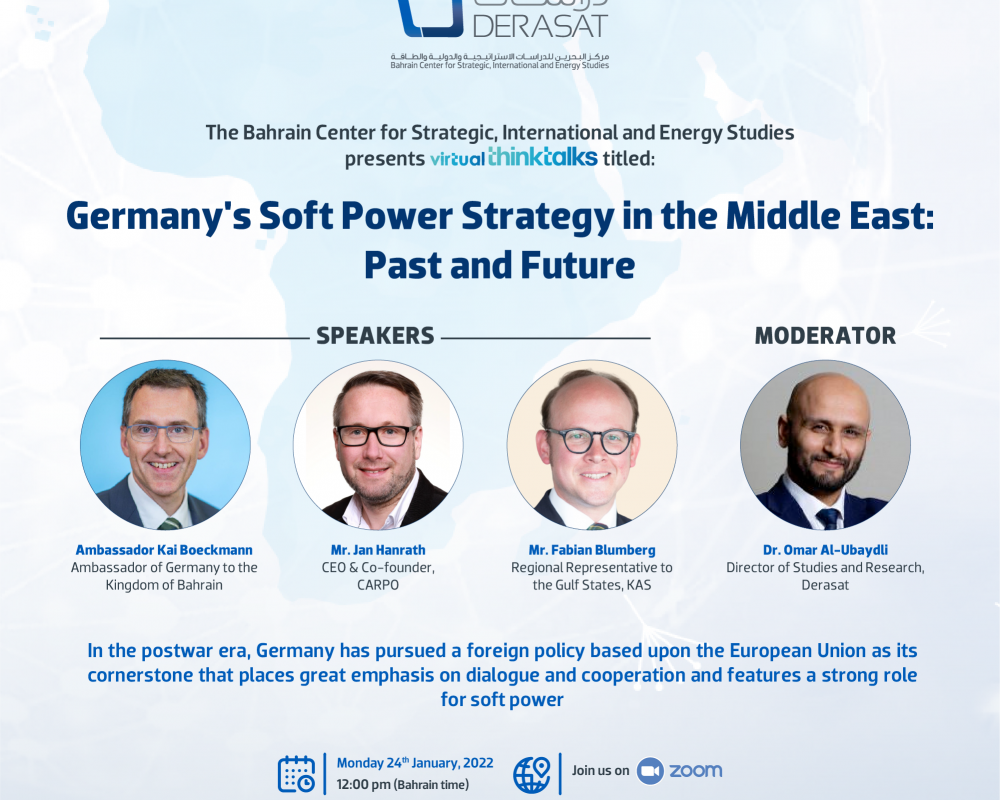 Germany’s Soft Power Strategy in the Middle East: Past & Future