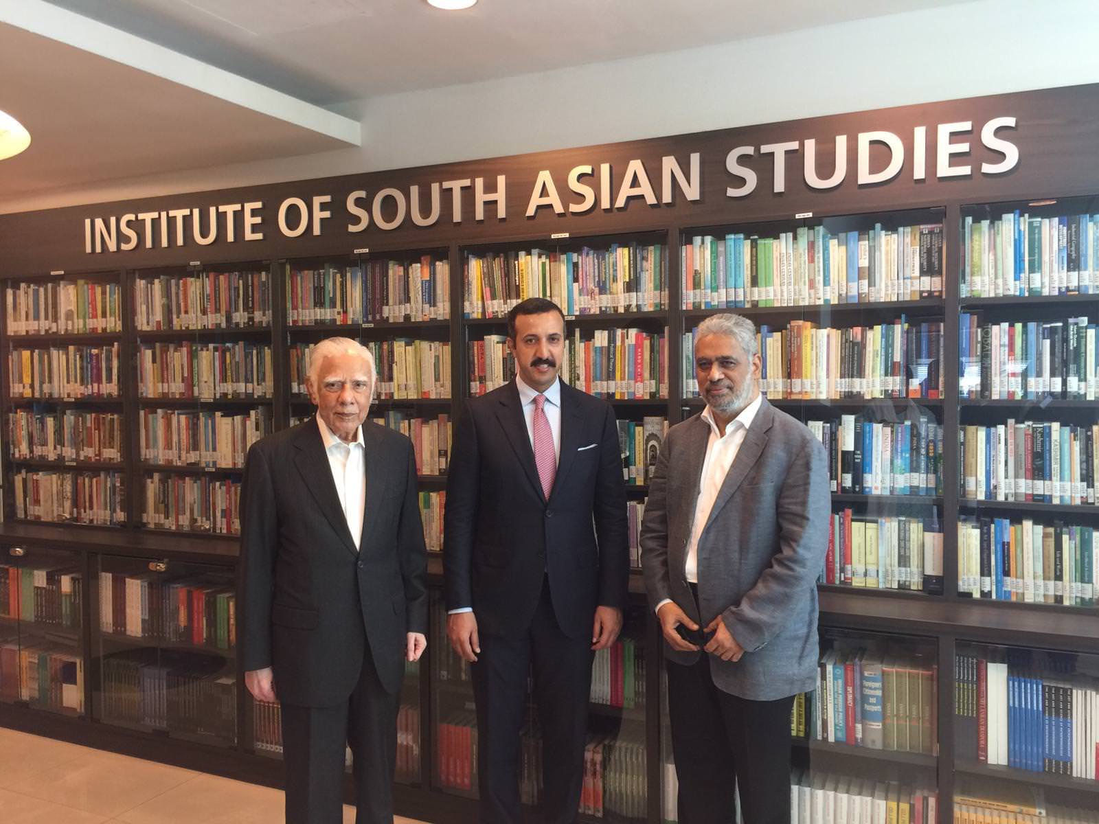 اجتماعات عقدت مع معهد دراسات جنوب آسيا