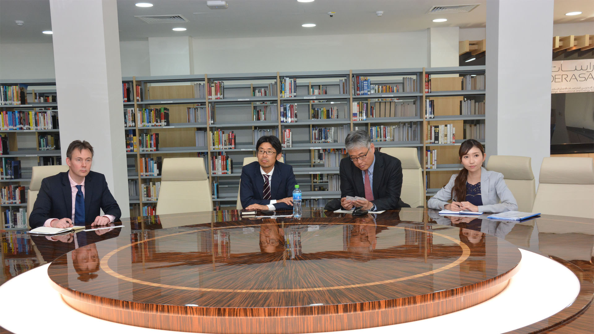 استقبل مركز “دراسات” وفداً من بنك اليابان للتعاون الدولي