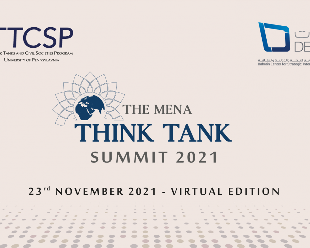 2021 MENA THINK TANK SUMMIT (VIRTUAL)