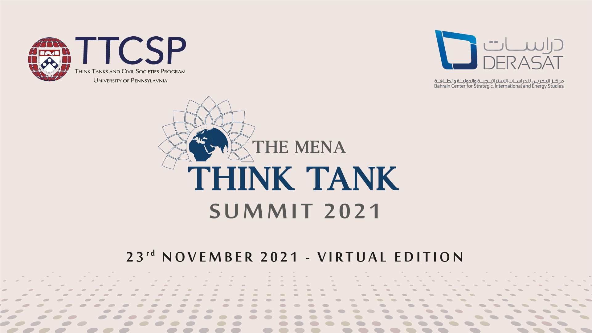 2021 MENA THINK TANK SUMMIT (VIRTUAL)