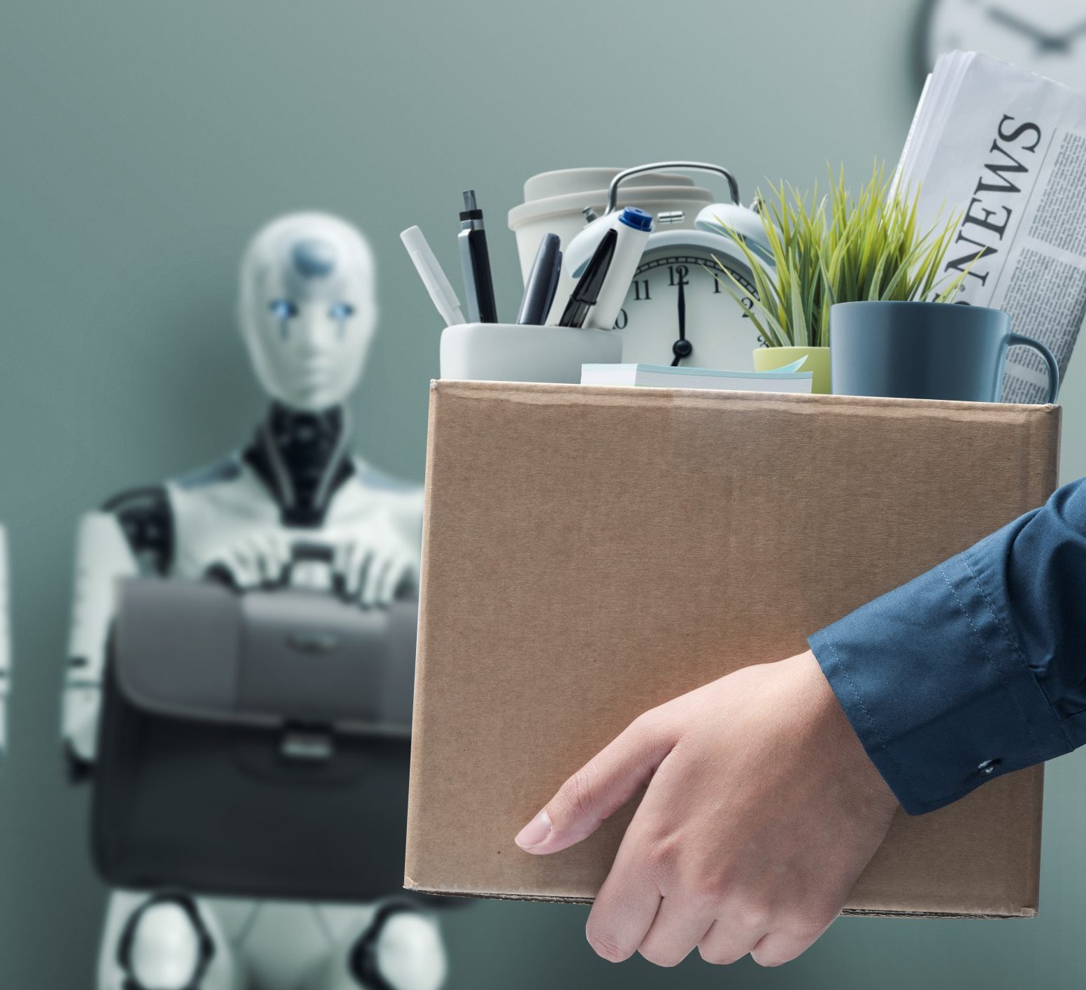 Does artificial intelligence technology replace human jobs?